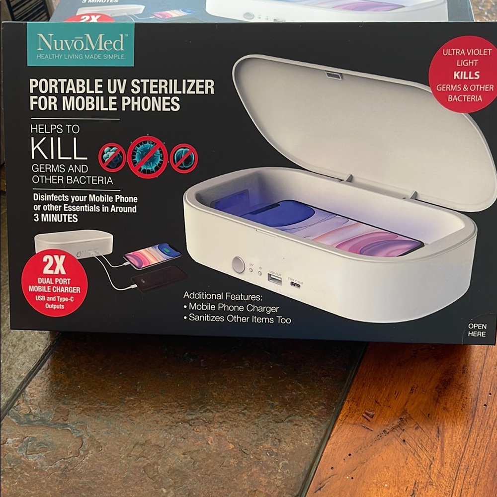 NuvoMed Portable UV Sterilizer for Mobile Phones